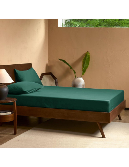 Conjunto de Sábanas Queen EVERLY de Viscosa Orgánica 400 Hilos Aqua Conjunto de Sábanas Queen EVERLY de Viscosa Orgánica 400 Hilos Aqua