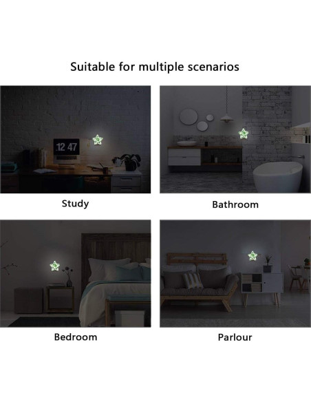Luz Nocturna LED Bolaz Estrella con Sensor de Crepúsculo 8cm Luz Nocturna LED Bolaz Estrella con Sensor de Crepúsculo 8cm