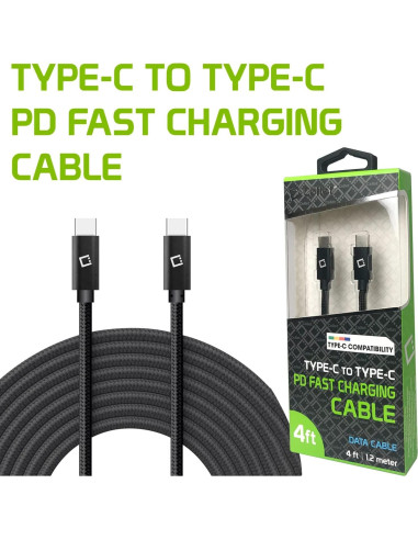 Cable USB-C Dual 60W Rápido para Raspberry Pi 3 Modelo B