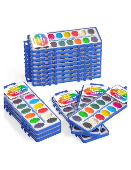Conjunto de Pintura Acuarela Shuttle Art 16 Colores 15 Piezas Conjunto de Pintura Acuarela Shuttle Art 16 Colores 15 Piezas