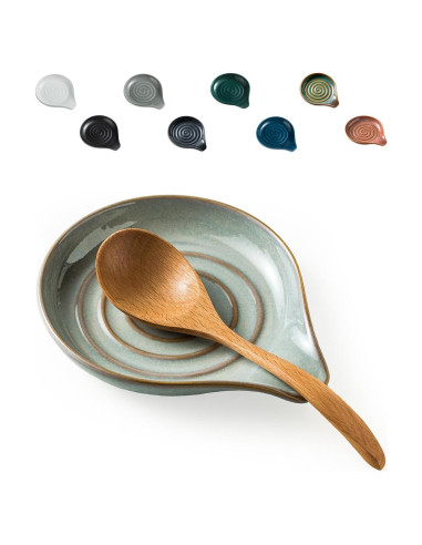 Soporte para Cucharas LAUCHUH Cerámica Gris 12.7 cm