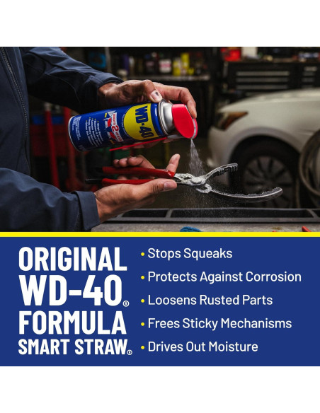 WD-40 Multiuso Original 408 g con Popote Inteligente - 2 Pack WD-40 Multiuso Original 408 g con Popote Inteligente - 2 Pack