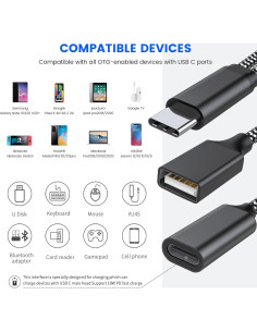 Adaptador USB C OTG MOGOOD 18W PD para Samsung y más 2