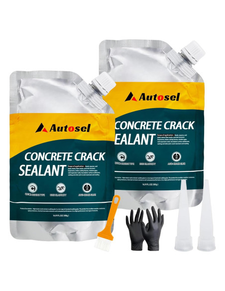 Relleno de Grietas de Concreto Autosel 1 kg - Secado Rápido, Impermeable Relleno de Grietas de Concreto Autosel 1 kg - Secado Rápido, Impermeable