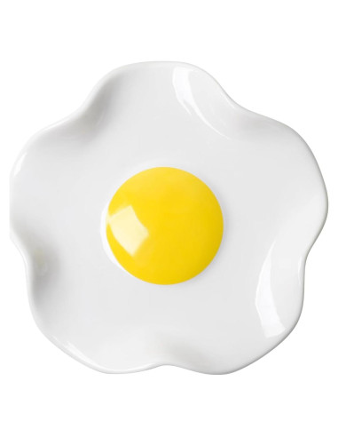 Soporte de cuchara de cerámica FunKitchen Yema Amarilla