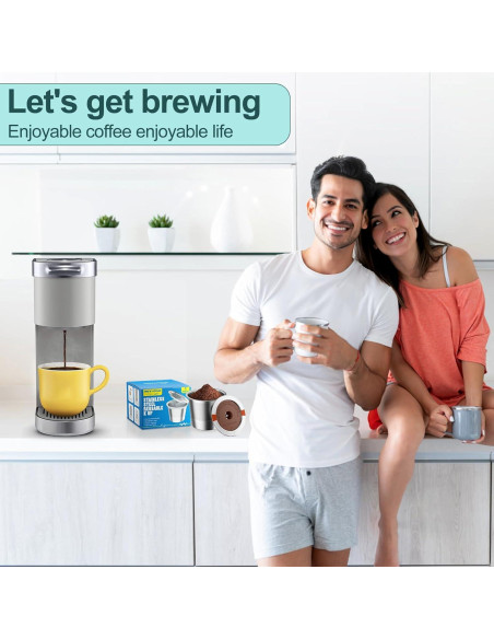 Filtros de Café Reutilizables RETHONE K Cup Acero Inoxidable Filtros de Café Reutilizables RETHONE K Cup Acero Inoxidable