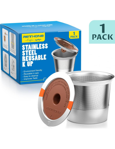 Filtros de Café Reutilizables RETHONE K Cup Acero Inoxidable