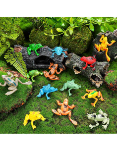 Set de 36 Juguetes de Ranas de Plástico HTZNHXT para Niños 2