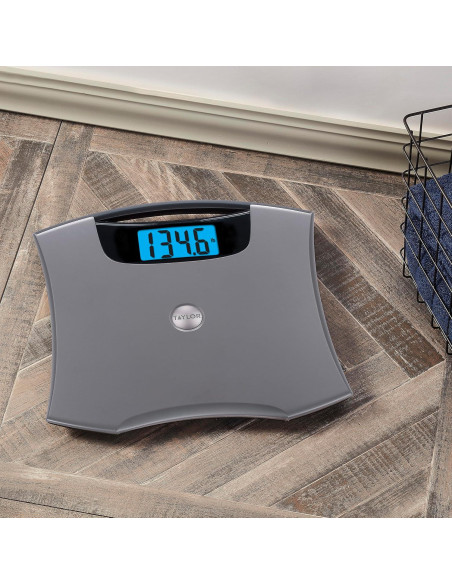 Báscula Digital Taylor 200 kg con Pantalla Jumbo Azul Báscula Digital Taylor 200 kg con Pantalla Jumbo Azul