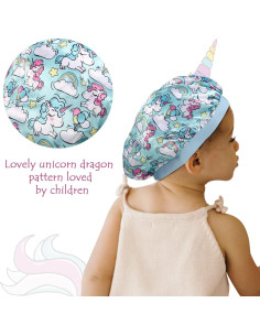 Bonetes de Seda para Niñas Selalu - 4 Pcs, Ajustables, Suaves 2