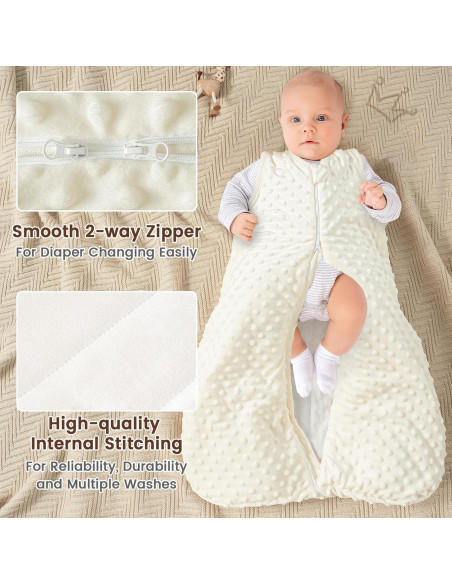 Saco de Sueño para Bebés PHF 2.5 TOG Grande Crema Saco de Sueño para Bebés PHF 2.5 TOG Grande Crema