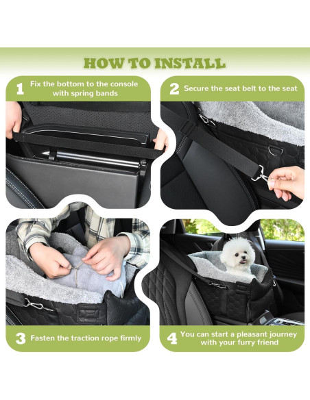 Asiento Elevador para Perros Atawlege Negro 43x25x23cm Asiento Elevador para Perros Atawlege Negro 43x25x23cm