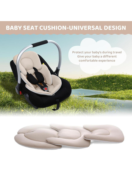 Cojín para Asiento de Auto Bebés Universal Beige - Reversible Cojín para Asiento de Auto Bebés Universal Beige - Reversible