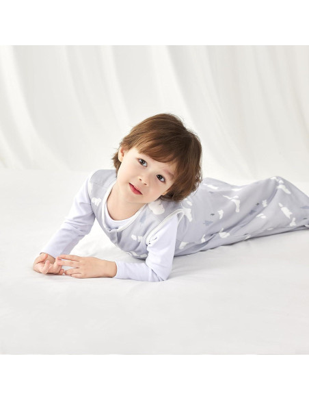 Saco de Sueño 1.5 TOG Oso 100% Algodón Orgánico Bebé 18-36 Meses Saco de Sueño 1.5 TOG Oso 100% Algodón Orgánico Bebé 18-36 Meses