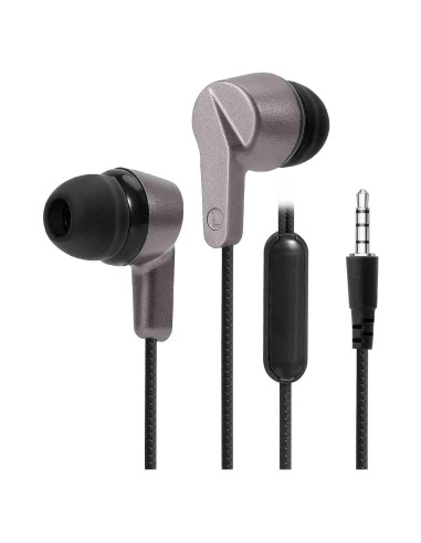 Auriculares UrbanX R2 Intrauditivos con Micrófono 1.14m Negro