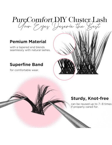 Extensiones de Pestañas 56D WINKGIGGLE 168 Piezas DIY