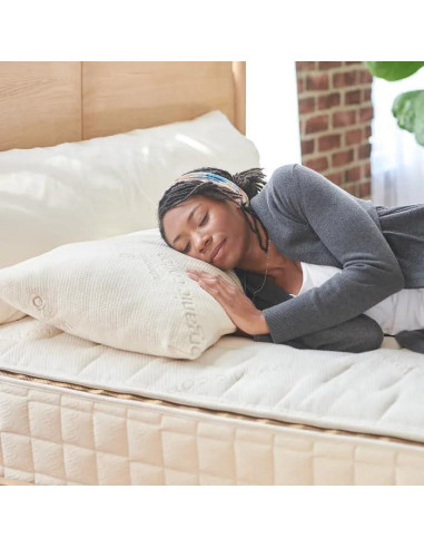 Almohada de látex orgánico Naturepedic Reina 66x43 cm