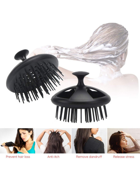 Cepillos Anticaspa Segbeauty 2 Piezas Cuidado Cabello 8.89 cm Cepillos Anticaspa Segbeauty 2 Piezas Cuidado Cabello 8.89 cm