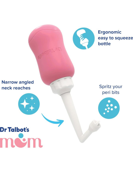 Botella Perineal Postparto Dr. Talbot 360 ml con Bolsa Botella Perineal Postparto Dr. Talbot 360 ml con Bolsa