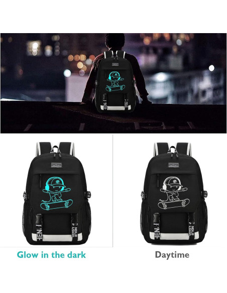 Mochila Escolar Resistente al Agua EZYCOK con Puerto USB 46cm Mochila Escolar Resistente al Agua EZYCOK con Puerto USB 46cm