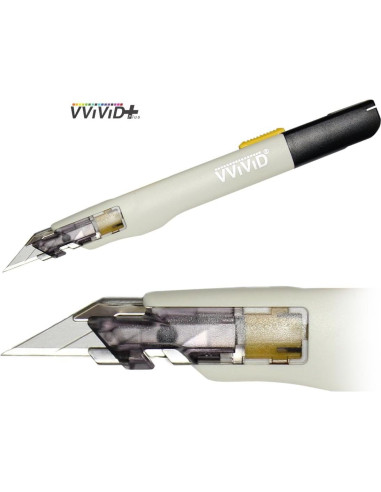 Cuchillo Utilitario Retráctil VViViD Premium 30 - 1 Paquete