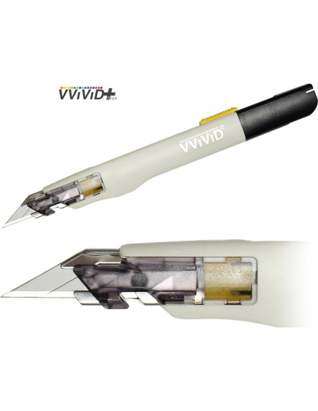 Cuchillo Utilitario Retráctil VViViD Premium 30 - 1 Paquete Cuchillo Utilitario Retráctil VViViD Premium 30 - 1 Paquete