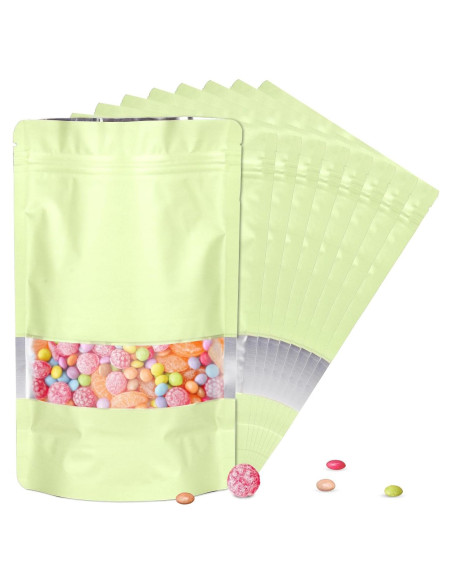 Bolsas Mylar ODDIER 3.5x5" 120pcs Reutilizables Beige Bolsas Mylar ODDIER 3.5x5" 120pcs Reutilizables Beige