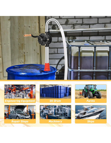 Bomba Manual de Tambor PARGAGAM 55 Galones 22.7 L/min