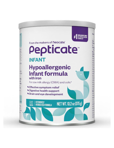 Fórmula Infantil Hipoalergénica Pepticate 374.5g - Omega 3 DHA Fórmula Infantil Hipoalergénica Pepticate 374.5g - Omega 3 DHA