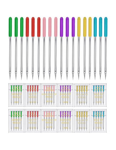 Agujas de Máquina de Coser HONEYSEW 60 Piezas Universales 2