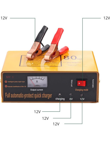Cargador de Batería Inteligente 6V/12V AUTTGINN 5A/8.5A