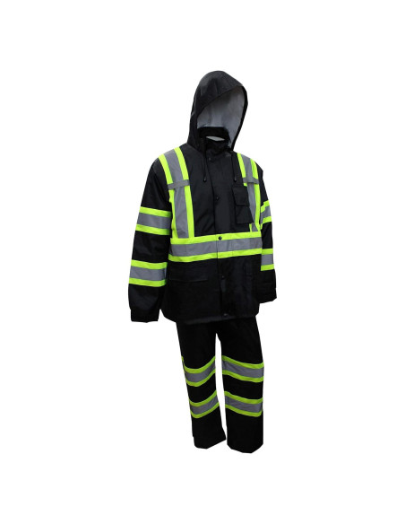 Conjunto de Lluvia RK Industries Clase 3 Alta Visibilidad S Conjunto de Lluvia RK Industries Clase 3 Alta Visibilidad S