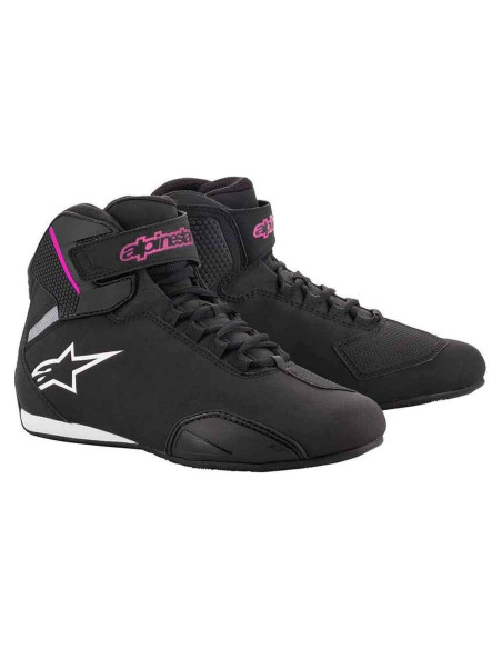 Zapatos Alpinestars Stella Sektor Mujeres CE Ligeros Negro/Rosa 11.5 Zapatos Alpinestars Stella Sektor Mujeres CE Ligeros Negro/Rosa 11.5