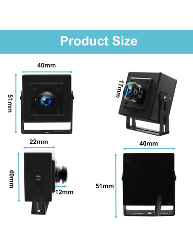 Cámara USB 5MP Hotpet con Lente Ojo de Pez 180 1080P