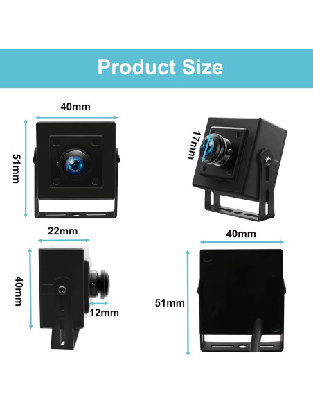 Cámara USB 5MP Hotpet con Lente Ojo de Pez 180 1080P Cámara USB 5MP Hotpet con Lente Ojo de Pez 180 1080P