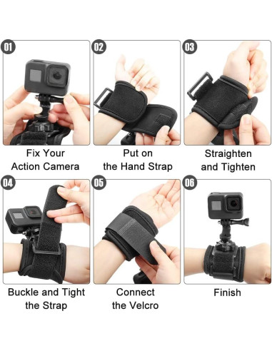 Soporte de Muñeca Taisioner con Cabezal de Bola para GoPro