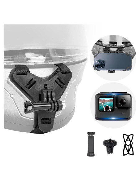Soporte de Barbilla VVNTVEE para Casco - Compatible con GoPro y Teléfonos Soporte de Barbilla VVNTVEE para Casco - Compatible con GoPro y Teléfonos