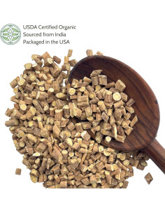Raíz de Ashwagandha Orgánica Elanen 113 g - Té de Hoja Suelta 2