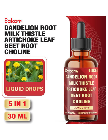 Satoomi Extracto Líquido Raíz de Diente de León 5en1 30ml Satoomi Extracto Líquido Raíz de Diente de León 5en1 30ml