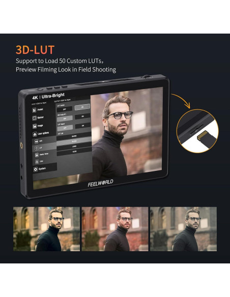 Monitor de Campo FEELWORLD LUT11H 10.1" 2000nit Táctil HDMI Monitor de Campo FEELWORLD LUT11H 10.1" 2000nit Táctil HDMI