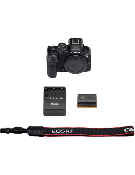 Cámara Sin Espejo Canon EOS R7 32.5MP + Accesorios Completo Cámara Sin Espejo Canon EOS R7 32.5MP + Accesorios Completo