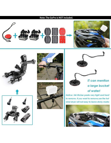 Kit de Accesorios para Cámara de Acción Navitech 50-en-1