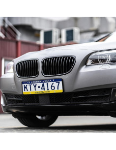 Kits de Tornillos Antirrobo para Placas de Licencia HJZHII Plata 2