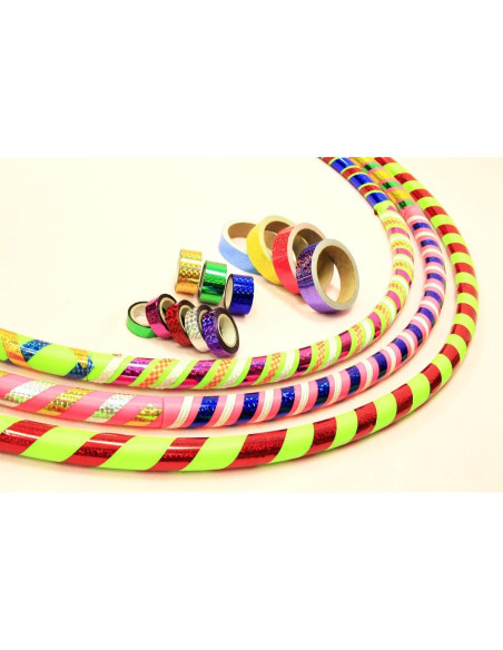 Aro de Hula Grande Sports Hoop DIY 2B Verde 0.9 kg Aro de Hula Grande Sports Hoop DIY 2B Verde 0.9 kg