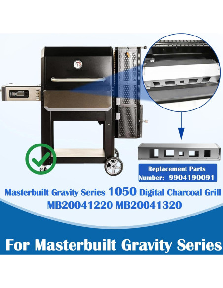 Colector de Calor SafBbcue para Parrilla Masterbuilt 1050 Colector de Calor SafBbcue para Parrilla Masterbuilt 1050