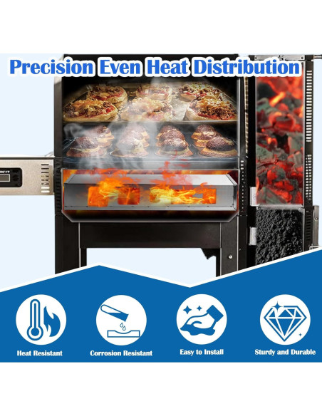 Colector de Calor SafBbcue para Parrilla Masterbuilt 1050 Colector de Calor SafBbcue para Parrilla Masterbuilt 1050