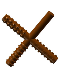 Tubos Orales Chewy Stixx Sabor Chocolate 12.7cm - La Universidad Sensorial