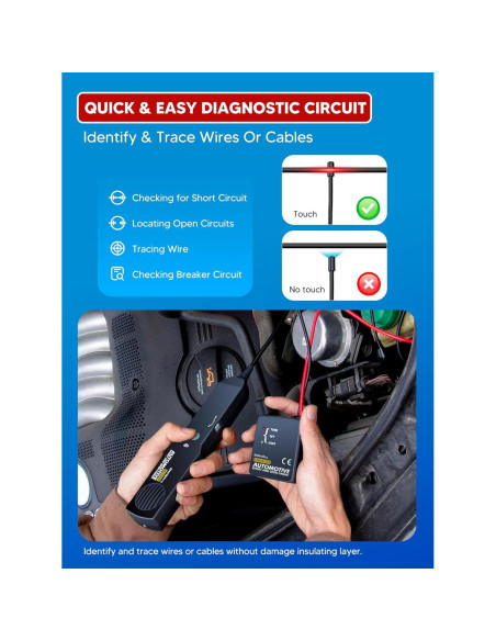 Localizador de Circuitos Chazcool EM415PRO 6-42V Herramienta Localizador de Circuitos Chazcool EM415PRO 6-42V Herramienta