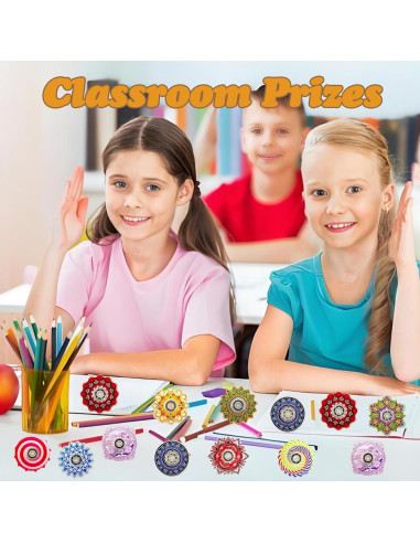 Paquete de 40 Mini Spinners Antiestrés MEZHOBBY - Juguetes para Alivio de Ansiedad