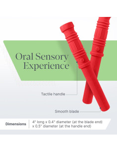 Collar Masticable ARK Bite Saber XT Verde Azulado 10.16 cm 2